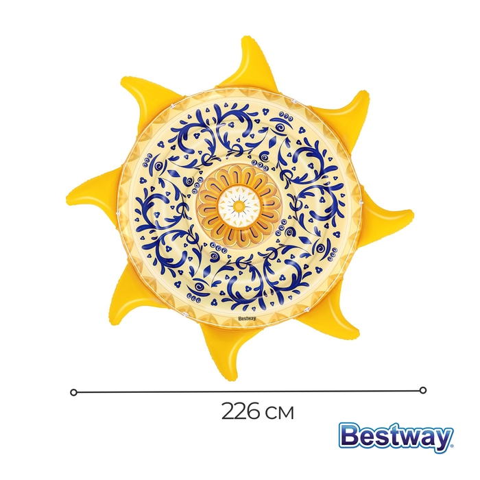 Матрас для плавания «Солнечный остров», 226 х 226 см, 43391 Матрас для плавания «Солнечный остров», 226 х 226 см, 43391
