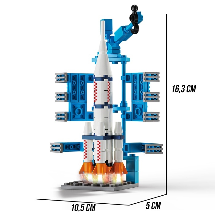 Конструктор «Космос. Ракетоноситель», 120 деталей Конструктор «Космос. Ракетоноситель», 120 деталей