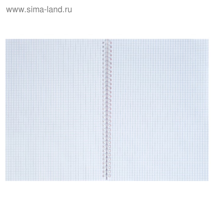 Тетрадь А4, 96 листов в клетку на гребне "Шотландка", обложка мелованный картон, глянцевая ламинация, МИКС