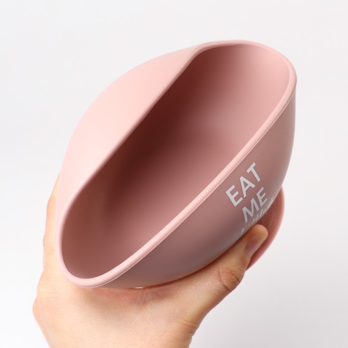 Тарелка детская на присоске и столовые приборы M&B, цвет пыльная роза Тарелка детская на присоске и столовые приборы M&B, цвет пыльная роза