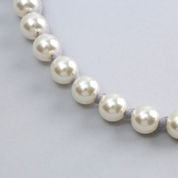 Ободок для волос с жемчугом новогодний «For you» на Новый год Ободок для волос с жемчугом новогодний «For you» на Новый год