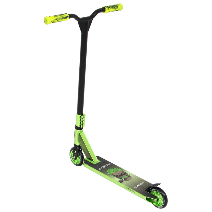 Самокат трюковой COSMORIDE TO*BE*HIP CT2020, колёса PU 100 мм, ABEC 7, цвет чёрный Самокат трюковой COSMORIDE TO*BE*HIP CT2020, колёса PU 100 мм, ABEC 7, цвет чёрный