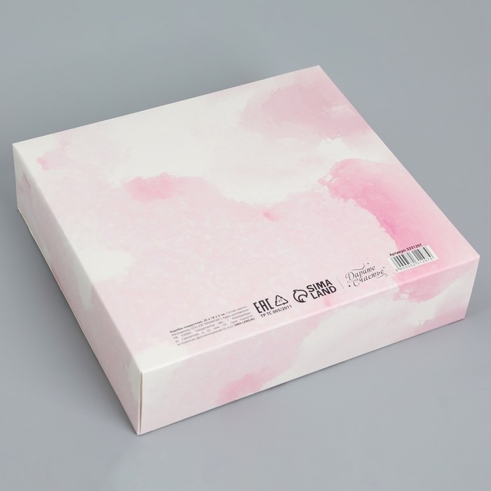 Коробка подарочная складная, упаковка, «Любимой дочке», 20 х 18 х 5 см, БЕЗ ЛЕНТЫ Коробка подарочная складная, упаковка, «Любимой дочке», 20 х 18 х 5 см, БЕЗ ЛЕНТЫ