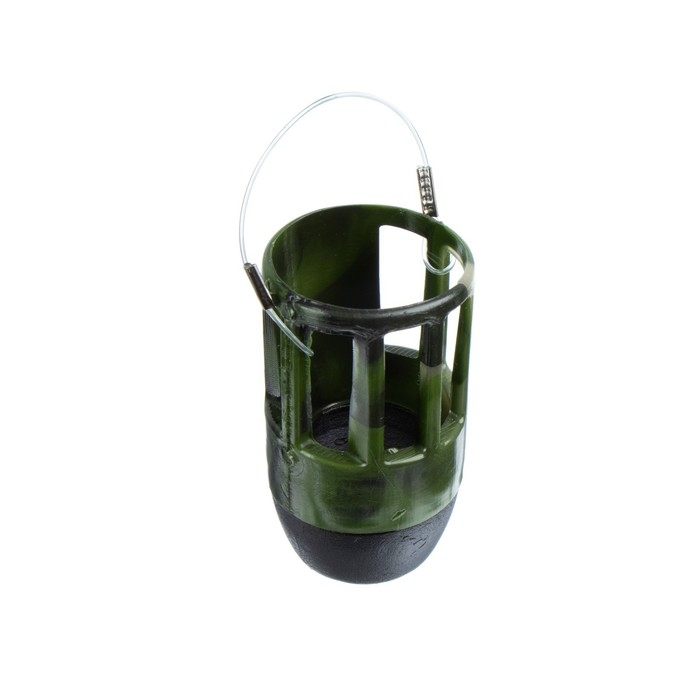 Груз-кормушка пластиковая X-FEEDER PL CAMO BULLET COWL M, цвет камо, 60 г, 35 мл Груз-кормушка пластиковая X-FEEDER PL CAMO BULLET COWL M, цвет камо, 60 г, 35 мл