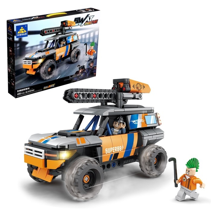 Конструктор «Спецназ. Пильщик», инерционный, 405 деталей Конструктор «Спецназ. Пильщик», инерционный, 405 деталей