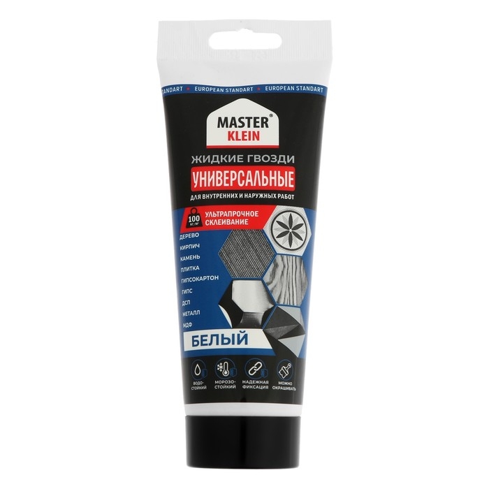 Жидкие гвозди Master Klein, универсальные, 300 г/200 мл Жидкие гвозди Master Klein, универсальные, 300 г/200 мл