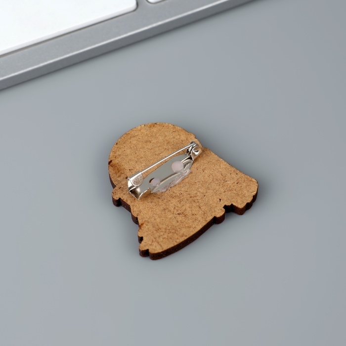 Значок деревянный «Сова», 3,5 х 3,2 см Значок деревянный «Сова», 3,5 х 3,2 см