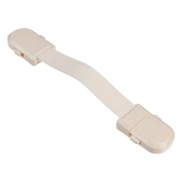 Блокиратор для дверей и ящиков, универсальный, гибкий, 20,5 см, цвет белый, Крошка Я Блокиратор для дверей и ящиков, универсальный, гибкий, 20,5 см, цвет белый, Крошка Я