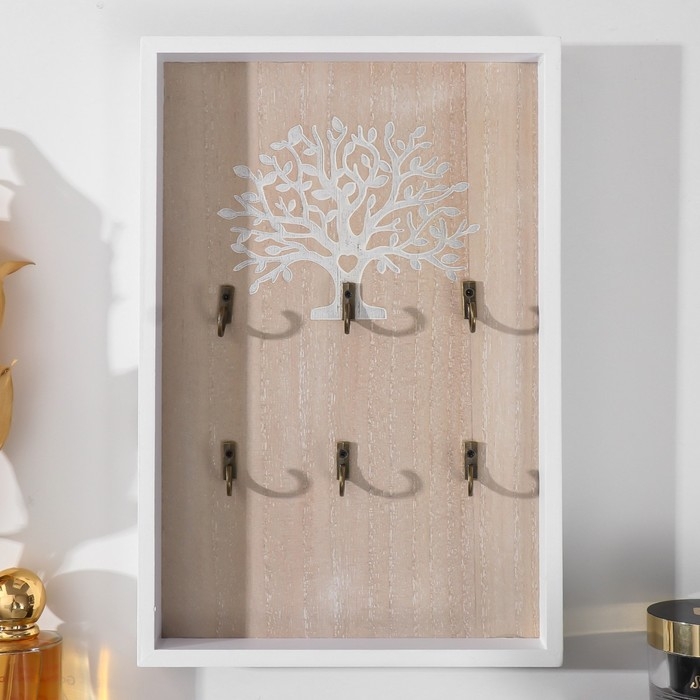 Крючки декоративные дерево Крючки декоративные дерево "Дерево любви" 20х3х30 см