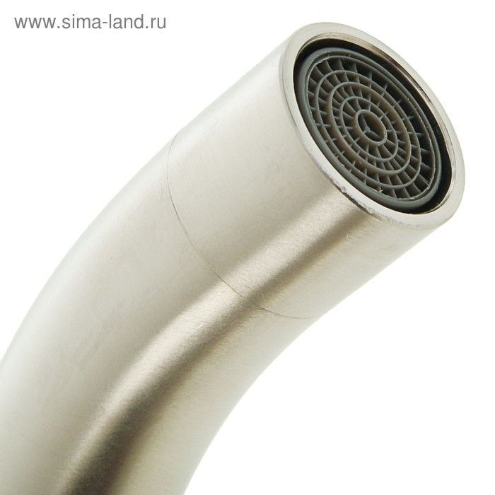 Cмеситель для раковины Accoona A9690-3, однорычажный, с гайкой, нержавеющая сталь Cмеситель для раковины Accoona A9690-3, однорычажный, с гайкой, нержавеющая сталь