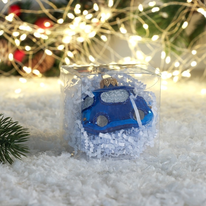 Ёлочная игрушка Ёлочная игрушка "Автобус" 4,6 см,