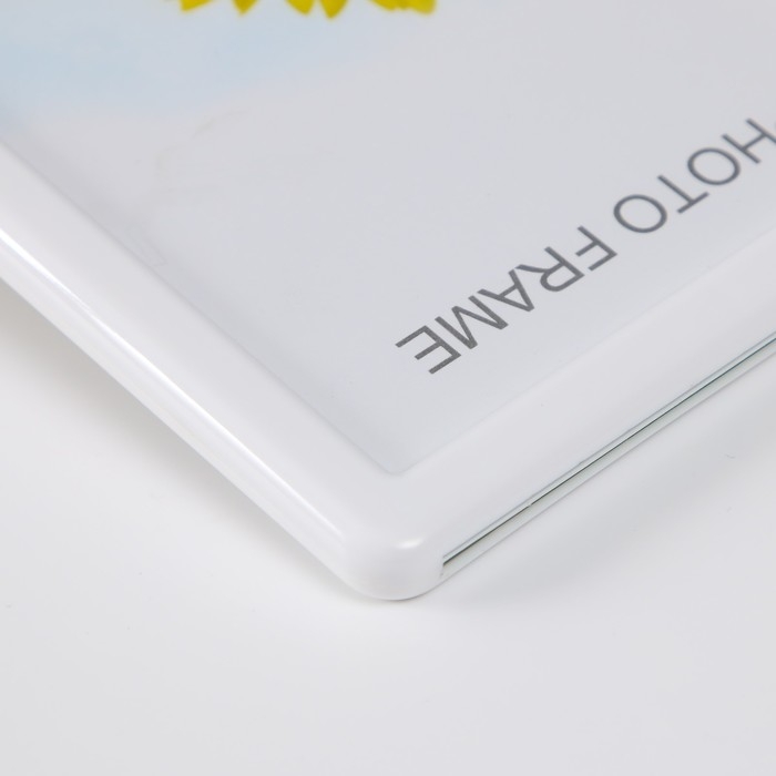 Фоторамка пластик 10х15 см Фоторамка пластик 10х15 см "Велосипедист" белый 17х8х20 см