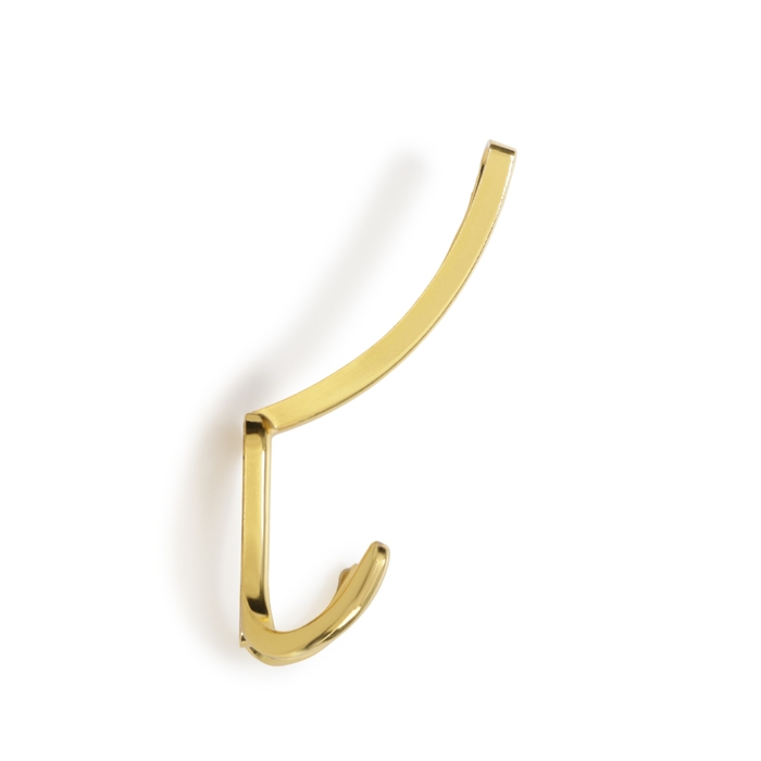 Крючок мебельный ТУНДРА TKT003 LIGHT, трехрожковый, золото Крючок мебельный ТУНДРА TKT003 LIGHT, трехрожковый, золото