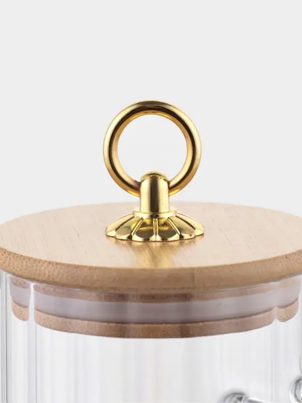 Сахарница с крышкой и ложкой из бамбука, 500 мл, 8х10,4 см Сахарница с крышкой и ложкой из бамбука, 500 мл, 8х10,4 см