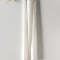 Набор свечей античных 25 см, 3 шт., 58 г, 7 ч, белый