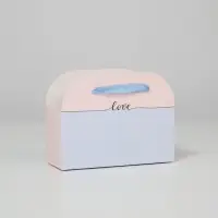 Коробка для цветов складная Love, 17&times;13&times;7 см