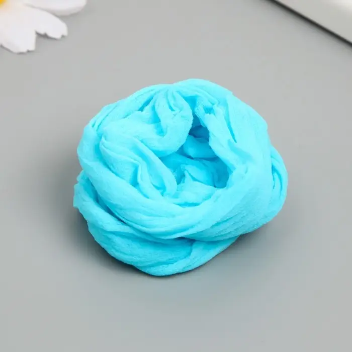 Капрон для цветов одноцветный Капрон для цветов одноцветный "Голубое озеро" 50 см