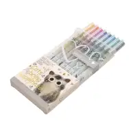 НАБОР ГЕЛЕВЫХ РУЧЕК "METALLIC.LOVE ME.КОТИКИ.СЧАСТЬЕ", 0.8 мм, 8 цветов