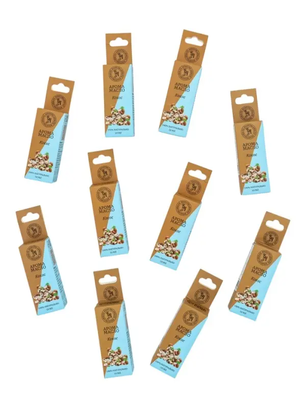 Эфирное масло "Кокос", 10 мл, Богатство Аромата (набор 10 шт)