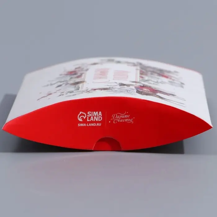 Коробка новогодняя складная фигурная «Акварель», 11 х 8 х 2 см, Новый год