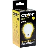 Лампа светодиодная СТАРТ, 25 Вт, Е27, А60, 2700К, 2000 Лм, свечение тёплое белое