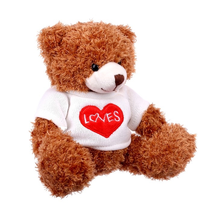 Мягкая игрушка «Любимый мишка», 20 см, цвета МИКС