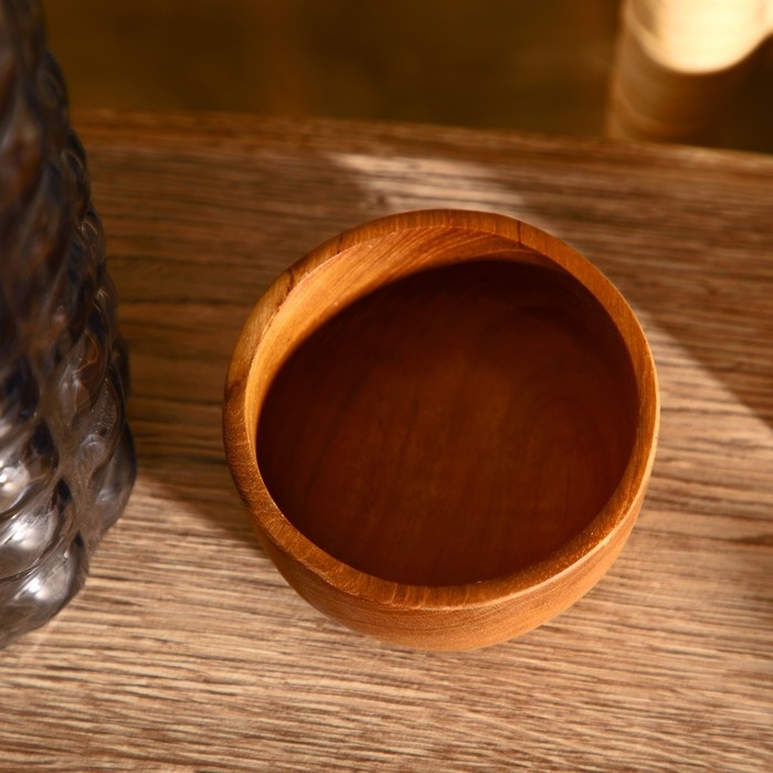 Миска 10х10х5 см, тиковое дерево