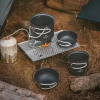 Набор посуды Naturehike NH18T018-G, серый