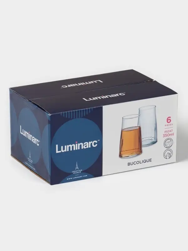 Стакан Luminarc BUCOLIQUE, 350 мл, стекло, прозрачный