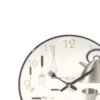 Часы настенные классические &laquo;Пора готовить&raquo;, для кухни, бесшумные, плавный ход, d=30 см