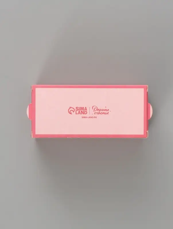 Коробка подарочная с окном &laquo;Подарок&raquo;, 12&times;5.5&times;5.5 см, самосборная