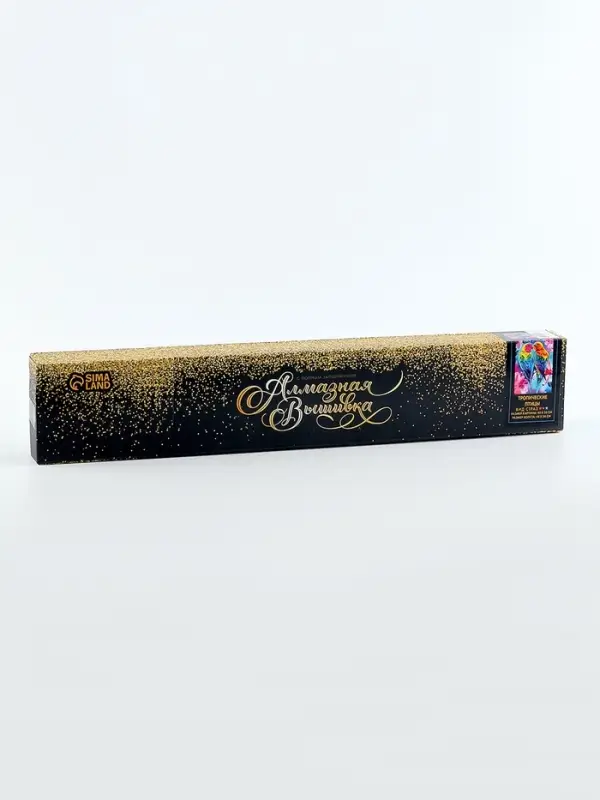 Алмазная мозаика с полным заполнением на холсте &laquo;Тропические птицы&raquo;, 40&times;50 см