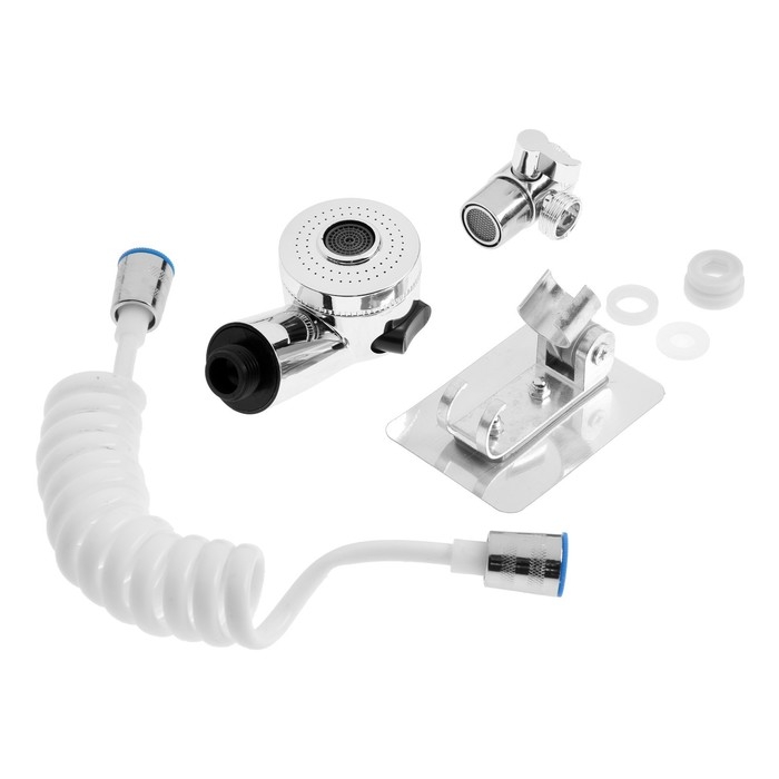 Набор для крана ZEIN, аэратор, шланг, лейка 2 режима, держатель Набор для крана ZEIN, аэратор, шланг, лейка 2 режима, держатель