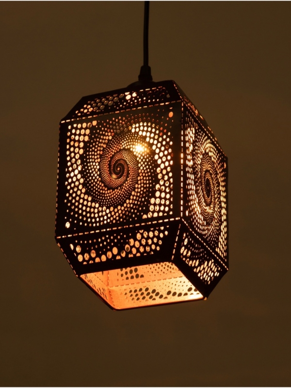 Светильник Светильник "Кэлшот " (Вихрь) 1х40Вт Е27 черный 13х13х20+100см