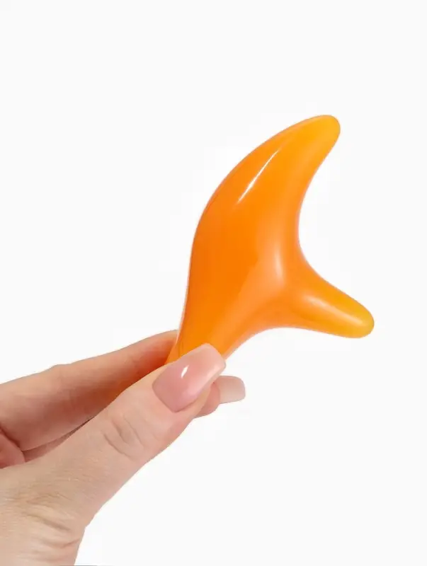 Массажёр гуаша для лица &laquo;Бумеранг&raquo;, 12&times;6&times;3.5 см, МИКС