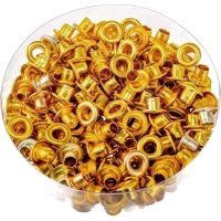 Люверсы для дырокола Attache, диаметр 4,5 мм, 250 шт./уп,золотистые