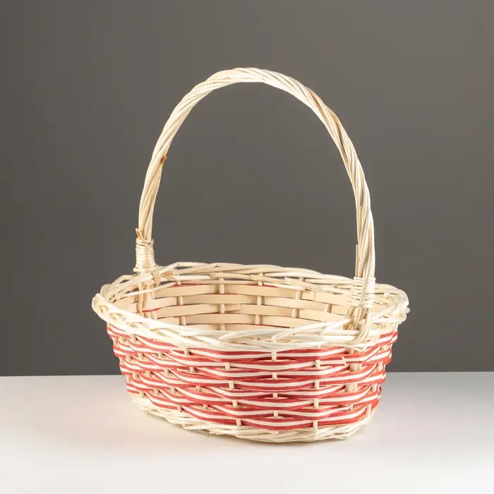 Набор корзин из 3 шт, 39х32х13/36 см, 34х26х11/31 см, 28х20х10/25 см, ива