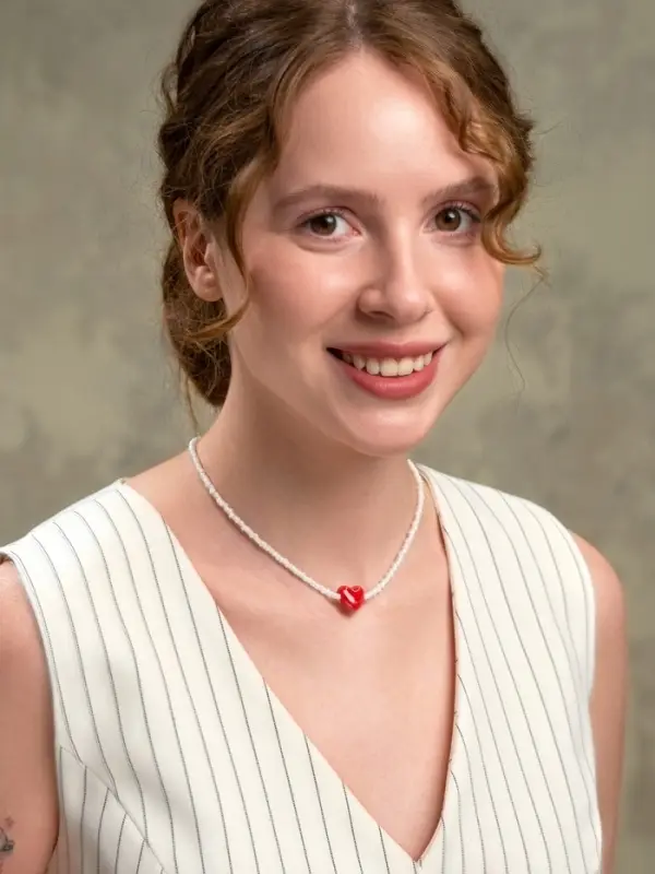 Чокер из бисера &laquo;Сердце&raquo;, L=45 см, белый, красный в золоте