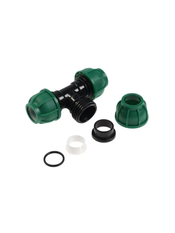 Тройник ПНД ZEIN, 20 мм, цанга