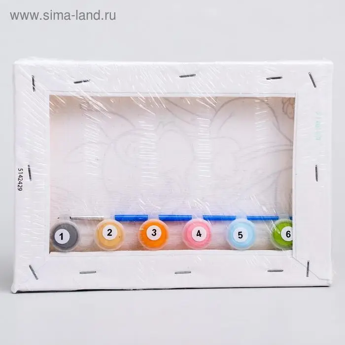 Картина по номерам для детей &laquo;Топотун&raquo;, 21&times;15 см, Бэмби