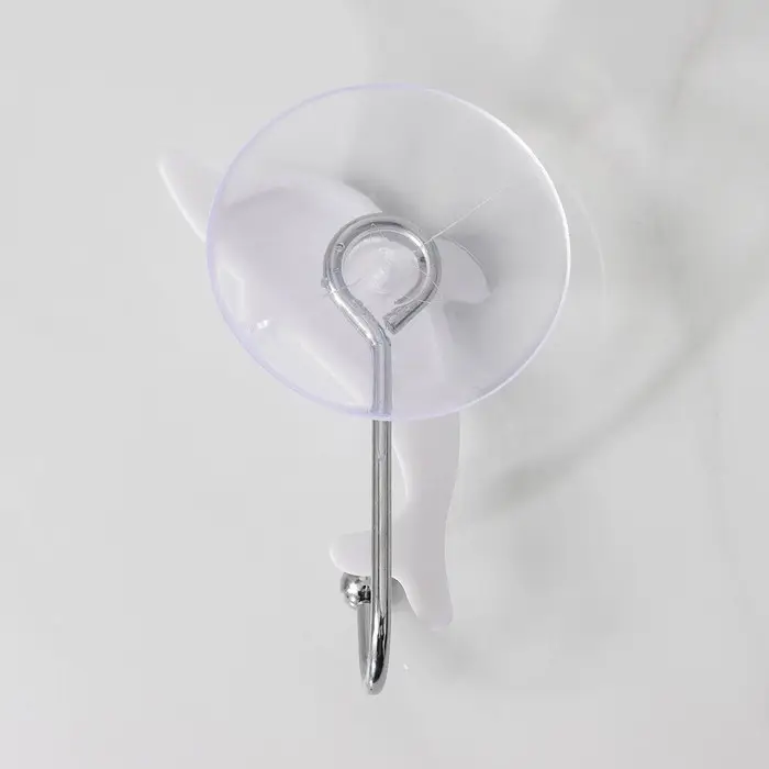 Крючок на вакуумной присоске «Дельфин», цвет МИКC