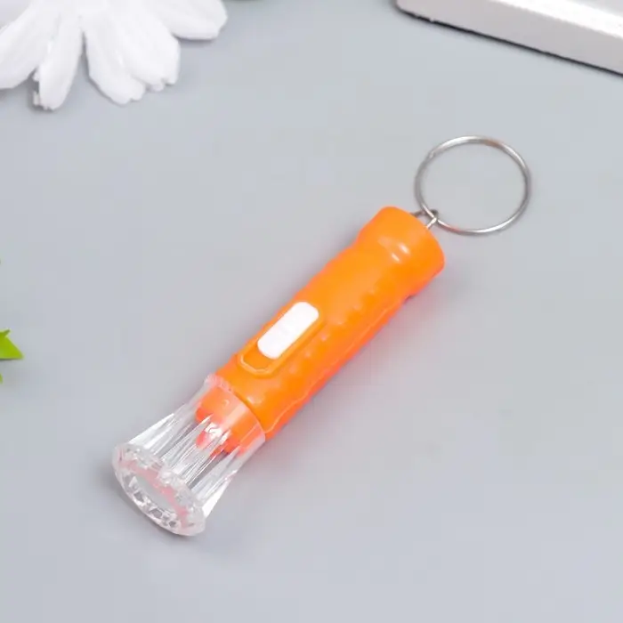 Фонарик свет на кольце  Фонарик свет на кольце "Точки" HC-107 МИКС 6,5х2,3х2,3 см