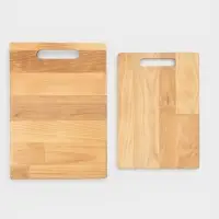 Набор разделочных досок, 2 шт., 24&times;17 см, 20.5&times;14.5 см, дерево берёза, пропитаны минеральным маслом