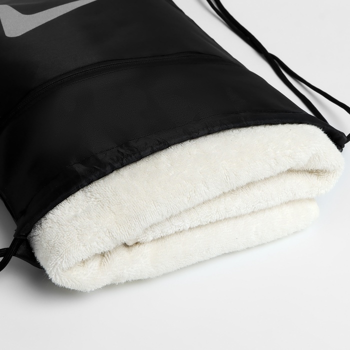 Сумка для мокрых вещей, 42*32 см, цвет черный Сумка для мокрых вещей, 42*32 см, цвет черный