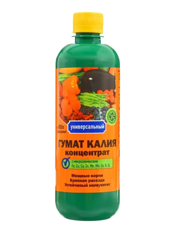 Гумат калия &laquo;Долина Плодородия&raquo;, универсальный, 0.5 л