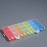 Органайзер для хранения мелочей, 21 ячейка, 19&times;8&times;2 см, МИКС