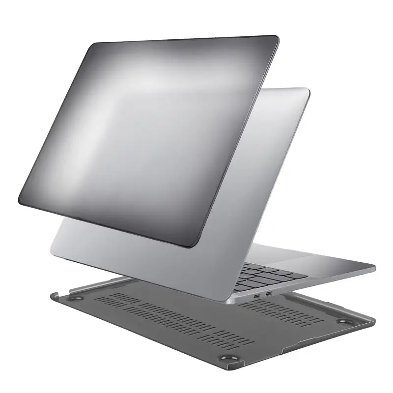 Чехол для MacBook Air 15 (2025/2024/2023) кристалл черный (A2941 M2/A3114 M3/A3241 M4)