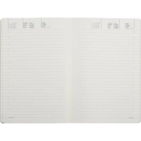 Ежедневник недатированный А5, 136л, MEGAPOLIS FLEX черный 3-531/04