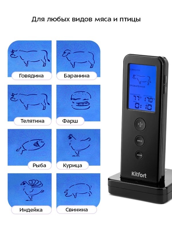 Термометр для мяса термощуп КТ-2067