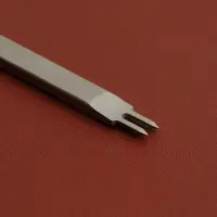 Пробойники для кожи, строчные, ромбовидные, шаг=4 мм, 4 шт., цвет никель